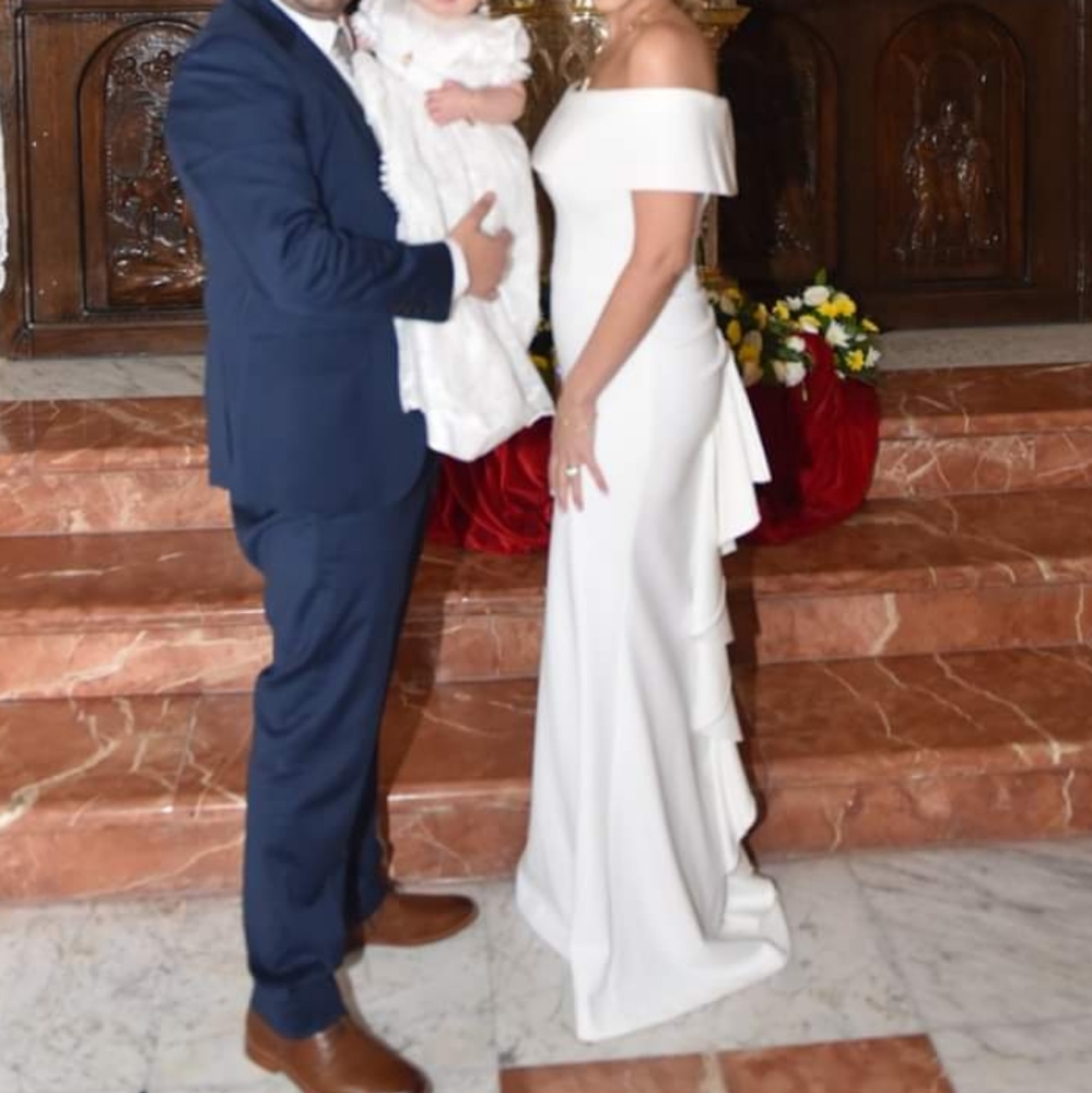 White long dress